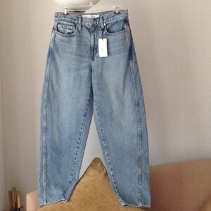 💙 Apiece Apart - High Rise 'Mari' Barrel Jeans